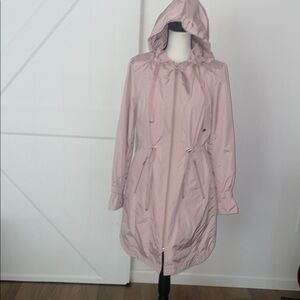Cole Haan Pink Trench Coat Lightweight Versatile